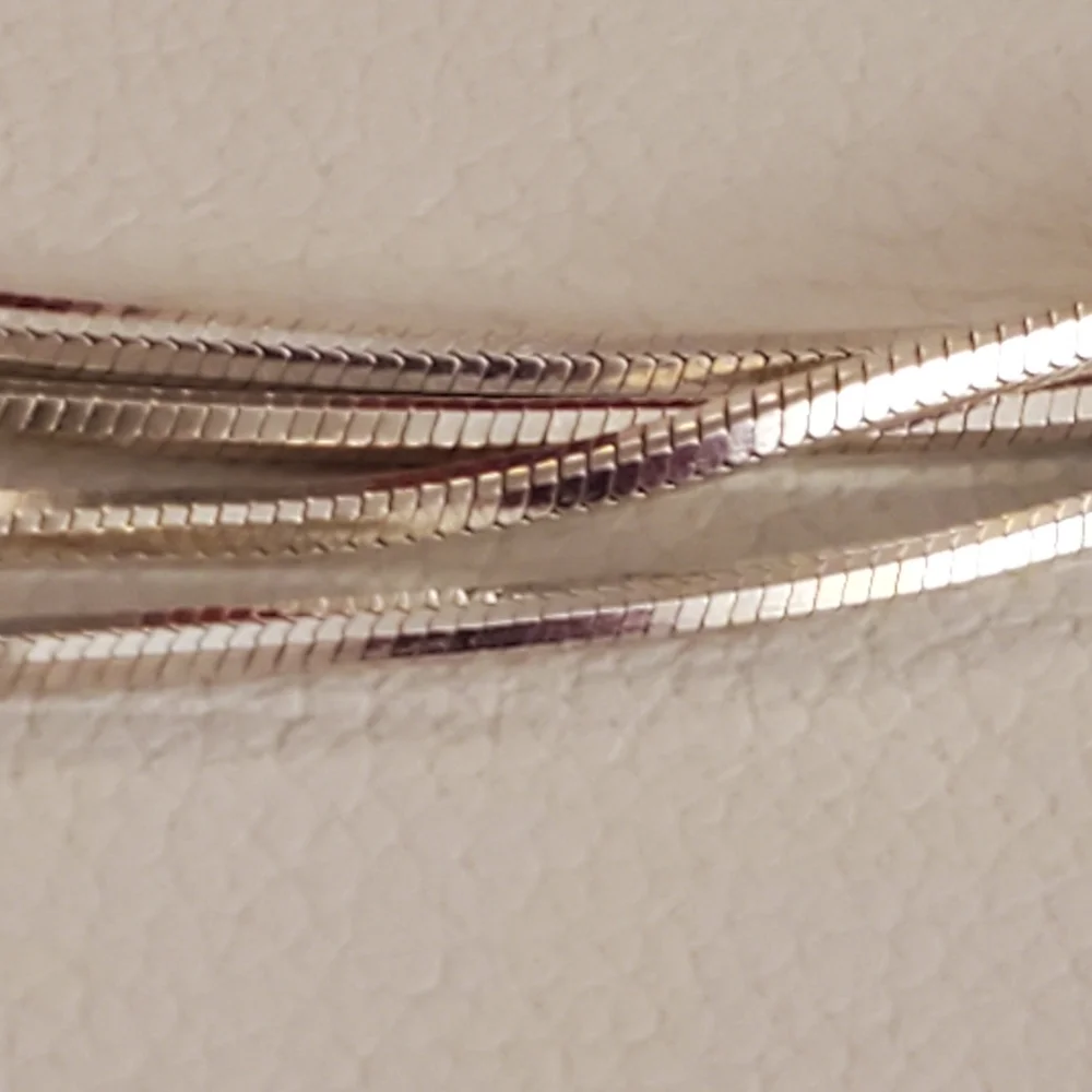 Sterling silver 4 strand earrings